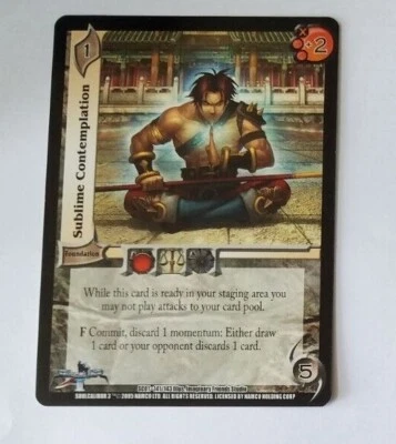 2005 UFS  SUBLIME CONTEMPLATION CARD UNIVERSAL FIGHTING SYSTEM CCG CARD  - Image 1 of 2