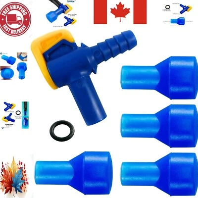 Self-Sealing Bite Valve Kit - 4 Replacement Mouthpieces & Nozzle Included - Image 1 of 4