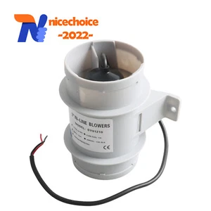 3" 12V In Line Bilge Air Blower Fan Ventilation for Marine Boat - Picture 1 of 8