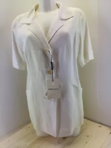 NEW Marina Rinaldi Max Mara Linen Blazer plus size L store price 229 USD 60%OFF - Picture 1 of 7