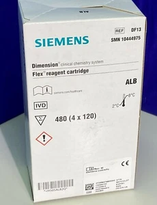 DF13 Siemens Dade Dimension (ALB) Albumin Kit (4x120Tests/Kit) (SMN10444975) - Picture 1 of 1