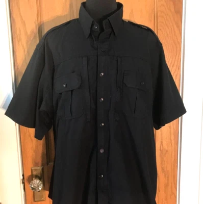 PROPPER Tactical Uniform Shirts XXL Black short sleeve Ripstop Uniform EXCELLENT - Image 1 of 4