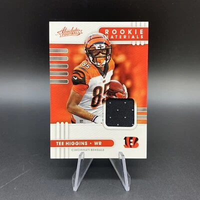 2020 Panini Absolute ‘Rookie Materials’ - Tee Higgins #10 RC Cincinnati Bengals - Image 1 of 4