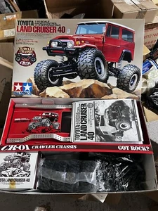 Tamiya 1/10 RC Toyota Land Cruiser 40 CR-01 4WD with Motor #58405 - Picture 1 of 5