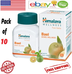 (10 X 60 = 600 Tabs) Himalaya Bael Bowel Wellness 100% Herbal (Free Ship) - Picture 1 of 5