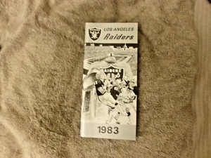 1983 LOS ANGELES RAIDERS MEDIA GUIDE Yearbook 1984 SUPER BOWL Program HOWIE LONG - Picture 1 of 24