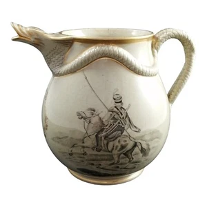 Antique Ridgway jug,Russian Cossacks,c. 1820-1830 - Picture 1 of 21