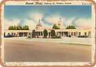 Metal Sign - Arizona Postcard - Beacon Motel, Highway 66, Winslow, Arizona