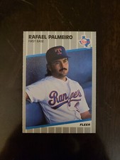 1989 Fleer Update Rafael Palmeiro #U-66 Texas Rangers