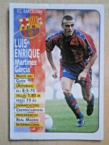 LUIS ENRIQUE #22 ( FC BARCELONA ) LA LIGA 98-99 PANINI STICKER - Picture 1 of 3
