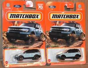 MATCHBOX 2022 FORD BRONCO SPORT LOT OF 2 NEW - Picture 1 of 7