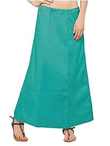 Cotton Saree Women Indian Petticoat Skirt Sari Summer Special Inskirt Underskirt - Picture 1 of 10