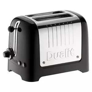Dualit 2 Slot High Gloss Lite Toaster Black, 26205 - Picture 1 of 1