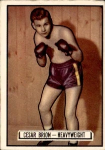 Topps 1951 Ringside Boxing - # 040 - Cesar Brion - Ex - Como nuevo - OC - LZ500850 - Imagen 1 de 2