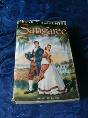 RARE ANCIEN SANGAREE FRANK G SLAUGHTER PRESSES DE LA CITE 1949 ROMAN VINTAGE - Photo 1/4