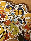 Simpsons Themed 50 Large St￼ickers Skateboard Laptop Car Phone Decal Stickerbomb