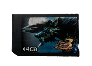 Capcom Monster Hunter Portable 3rd 4 GB Memory Stick Pro Duo Magic Gate Mark2 - Picture 1 of 2