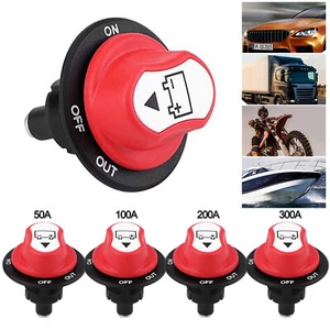 50A~300A Battery Isolator Switch Disconnect Power Cut Off for Car Boat RV Truck - Picture 1 of 14