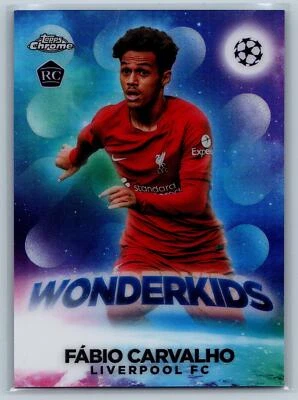 Fábio Carvalho 2022-23 Topps Chrome UEFA Club Competitions Wonderkids #W-8 - Image 1 of 2