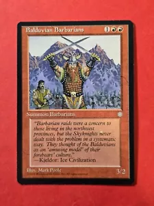 1995 Magic The Gathering Ice Age #172 Balduvian Barbarians, C, NF, cd1 - Picture 1 of 3