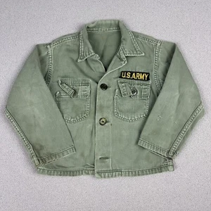 Vintage Army sateen OG 107 shirt Youth Size - Picture 1 of 6