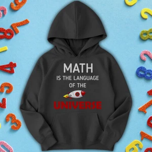Boys and Girls Rocket Number Day Ideas Jumper Hoody for Kids #ND - Picture 1 of 31