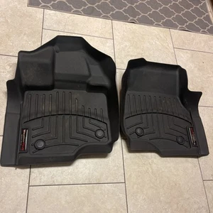 ford F150 Raptor Weathertech Floor Mats 01649 TT 01676 TT 63S4 - Picture 1 of 7