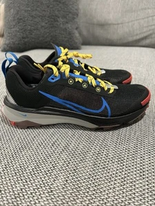 Nike Terra Kiger Women’s Trail Running Shoes Size 8 Black Light Photo Blue Red - Picture 1 of 15