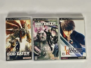 Lot3 PSP God Eater & God Eater Burst & Last Ranker - PSP Lot 3  Game set -Japan - Picture 1 of 24