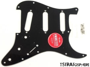 Fender Squier Affinity Series Strat PICKGUARD Black Stratocaster! - Picture 1 of 2