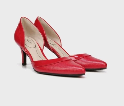 Zapatos de salón LifeStride para mujer Saldana d'Orsay rojo fuego talla 8,5 M Foto 1 de 4