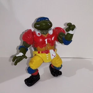 Teenage MUTANT NINJA TURTLES LEONARDO TD TOSSIN LEO FOOTBALL 1991 MIRAGE SEHR GUTER ZUSTAND - Bild 1 von 13