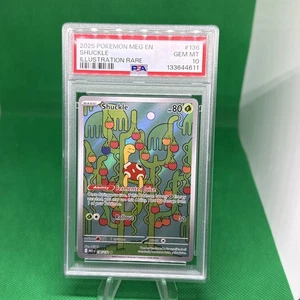 Pokémon Meg En-Mega Evolution 2025 ilustración rara #136 Shuckle PSA 10 - Imagen 1 de 2