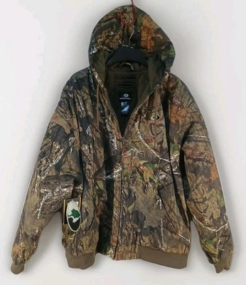 Mossy Oak Hombres Break-Up Country Aislado Capucha Camuflado Chaqueta Bombardero Talla 3XL NUEVO CON ETIQUETAS Foto 1 de 4