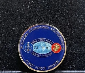 Office of Naval Research Science & Technology Marine 1,75" Challenge Coin - Bild 1 von 5