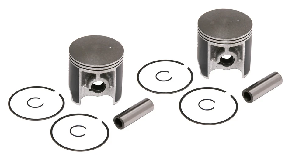 2 SPI Standard Bore Piston Kits for Yamaha Mountain Max 600 1997-1999 74.8mm - Image 1 of 1