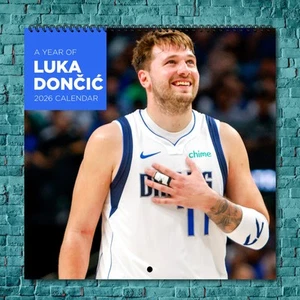 Luka Dončić 2026 Wall Calendar, 12-Month Star Wall Calendar - Picture 1 of 4