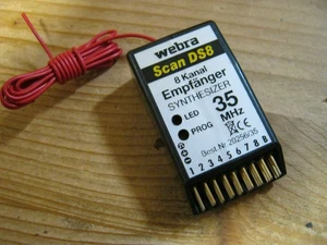 Empfänger Webra SCAN DS 8 Synthesizer 35 Mhz - Bild 1 von 1