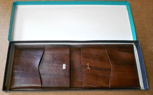 Vintage Rolf's Herren reiches braunes Rindsleder faltbare Brieftasche - Bild 1 von 7