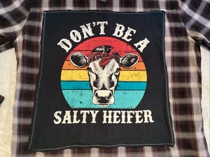 Salt Valley "Salty Heifer" kariertes Damenhemd mit Perlendruckknöpfen Gr. L Yellowstone - Bild 1 von 8