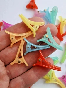 Fermagli per capelli in alligatore acrilico reperti accessori bambina 24 pezzi - Foto 1 di 3