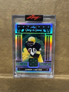 2025 Leaf Glory of the Game Game Used James Lofton /40 - Picture 1 of 2