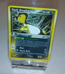 Dark Ampharos 2/109 MP EX Team Rocket Returns Holo Swirl Pokemon TCG - Picture 1 of 6