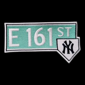 Patch NY Yankees MLB E 161st Street. Ricamato. Ferro da stiro. 5"x2,75" - Foto 1 di 5