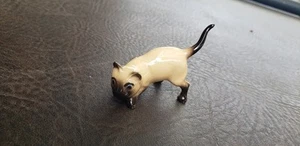 Scarce Hagen Renaker Vintage DW Siamese Kitty Cat Figurine "Bing Bong" Tail Up - Picture 1 of 2