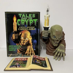 Tales From The Crypt Keeper Kandelaber mit Box Halloween 1996 - 1 Glühbirne fehlt - Bild 1 von 15