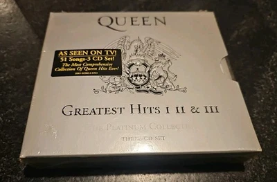 Queen Greatest Hits I, II & III: The Platinum Edition (CD, 2002) NEW! FREE SHIP! Foto 1 de 4