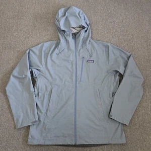 Patagonia Granite Crest Mens LARGE Rain Jacket Blue - Picture 1 of 15
