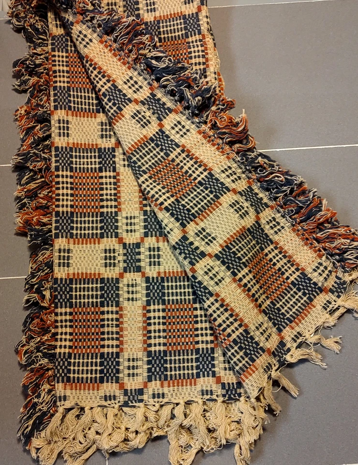 🍂Park Designs Primitive Style Cotton Throw 44" X 60" Woven Beautifully - Image 1 of 3