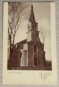 Postcard First Congregation Church Rochester New Hampshire NH - Picture 1 of 2